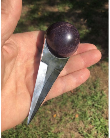 Couteaux à huitres BROUSSIN DE PLATANE  stabilisé violet 01