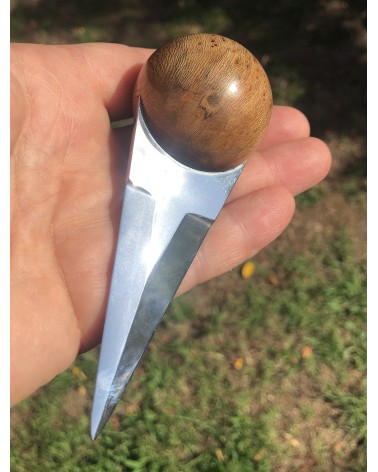 Couteaux à huitres BROUSSIN DE PLATANE  stabilisé  02
