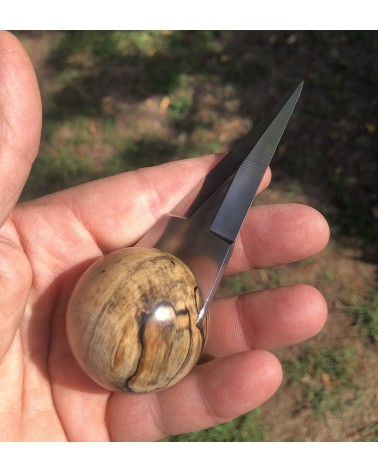 Couteaux à huitres BOULEAU  échauffé  stabilisé  01