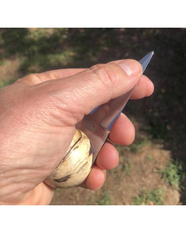 Couteaux à huitres BOULEAU  échauffé  stabilisé  01