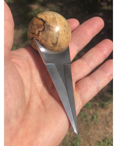 Couteaux à huitres BOULEAU  échauffé  stabilisé  01