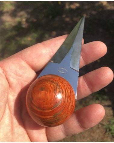 Couteaux à huitres  CHÊNE VERT stabilisé orange 01