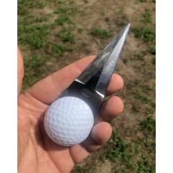 Couteaux à huitres Balle de golf blanche