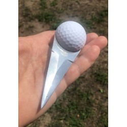 Couteaux à huitres Balle de golf blanche